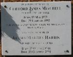 HARRIS  Aloma Martha 1944-2006 :: MITCHELL Clifford James 1973-1992