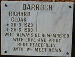 DARROCH Richard Gloak 1929-1989
