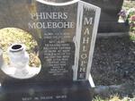 MAHLOPHE Phiners Molebohe 1951-1998