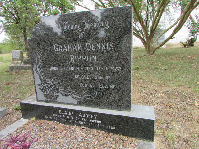 RIPPON Graham Dennis 1934-1982 :: RIPPON Elaine Audrey 1911-1983