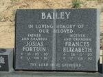 BAILEY Josias Fortuin 1920-1992 & Frances Elizabeth 1920-1992