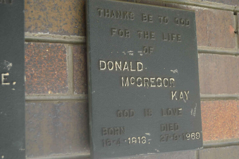 KAY Donald McGregor 1913-1969