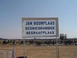 North West, VENTERSDORP district, Palmietfontein, Jan Boomplaas, Historical cemetery