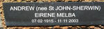 ANDREW Eirene Melba nee ST JOHN-SHERWIN 1915-2003