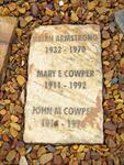 COWPER John M. 1911-1996 & Mary E. 1911-1992 :: ARMSTRONG Brian 1932-1970