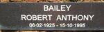 BAILEY Robert Anthony 1925-1995