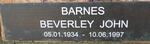 BARNES Beverley John 1934-1997