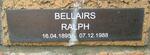 BELLAIRS Ralph 1895-1988