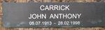 CARRICK John Anthony 1913-1998