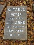 CHEADLE Peter 1922-1971 & Jill Anne ROBINSON 1924-1992