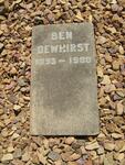 DEWHIRST Ben 1893-1980