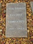 EDMEADES Cecil George Elliott 1881-1963