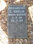 ENSLIN Rosamond C. nee BACON 1902-1982