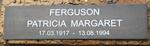 FERGUSON Patricia Margaret 1917-1994