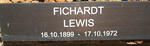 FICHARDT Lewis 1899-1972