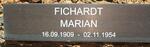 FICHARDT Marian 1909-1954