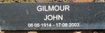 GILMOUR John 1914-2003