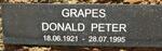 GRAPES Donald Peter 1921-1995