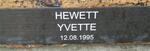 HEWETT Yvette -1995