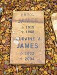 JAMES Errol 1915-1968 & Lauraine V. 1922-2004
