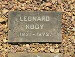 KOOY Leonard 1921-1972