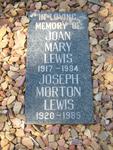 LEWIS Joseph Morton 1920-1989 & Joan Mary 1917-1984