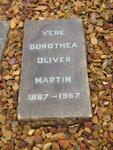 MARTIN Vere Dorothea Oliver 1887-1967