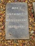 METELERKAMP Marie Antoinette 1879-1961