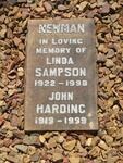 NEWMAN John Harding 1919-1999 & Linda Sampson 1922-1998