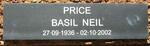 PRICE Basil Neil 1936-2002