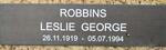 ROBBINS Leslie George 1919-1994