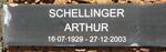 SCHELLINGER Arthur 1929-2003