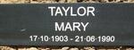 TAYLOR Mary 1903-1990