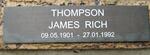 THOMPSON James Rich 1901-1992