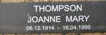 THOMPSON Joanne Mary 1914-1999