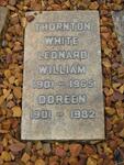 WHITE Leonard William, THORNTON 1901-1965 & Doreen 1901-1982