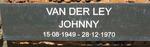 LEY Johnny, van der 1949-1970