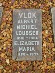 VLOK Albert Michiel Loubser 1881-1966 & Elizabeth Maria 1886-1977