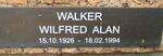 WALKER Wilfred Alan 1926-1994