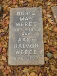 WERGE Aage Halvor 1895-1971 & Doris May 1893-1966