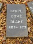 BLAKE Beryl Esmé 1905-1973