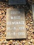 VENAGE Edith Maud, du 1912-1985