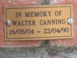 CANNING Walter 1904-1990