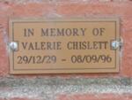 CHISLETT Valerie 1929-1996