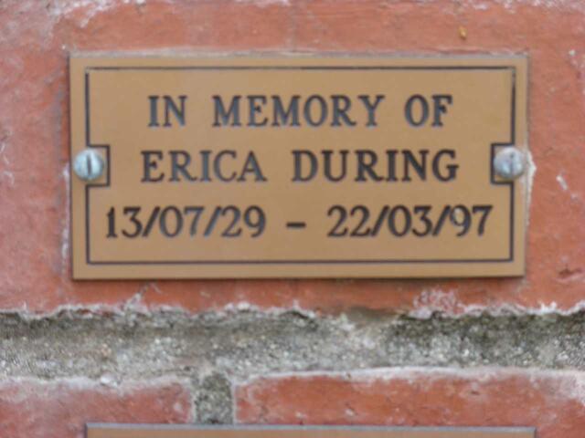 DURING Erica 1929-1997