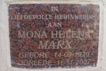 MARX Mona Helena 1920-2007