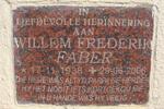 FABER Willem Frederik 1938-2006