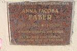 FABER Anna Jacoba 1942-2012