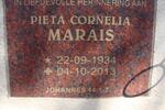 MARAIS Pieta Cornelia 1934-2013