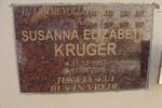 KRUGER Susanna Elizabeth 1957-2016